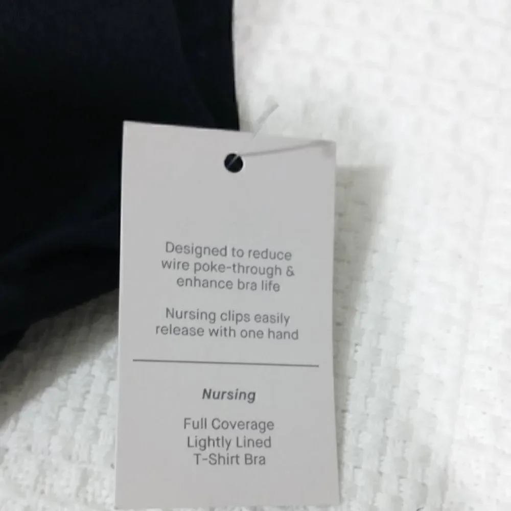 Auden Nursing Maternity Full Coverage Black T-Shirt Bra -A